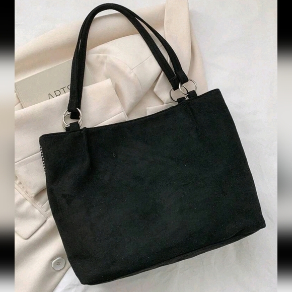 Large Capacity Women Bag, 2024 New Trendy Fashion Rhinestone High-End Commuter - Picture 4 of 7